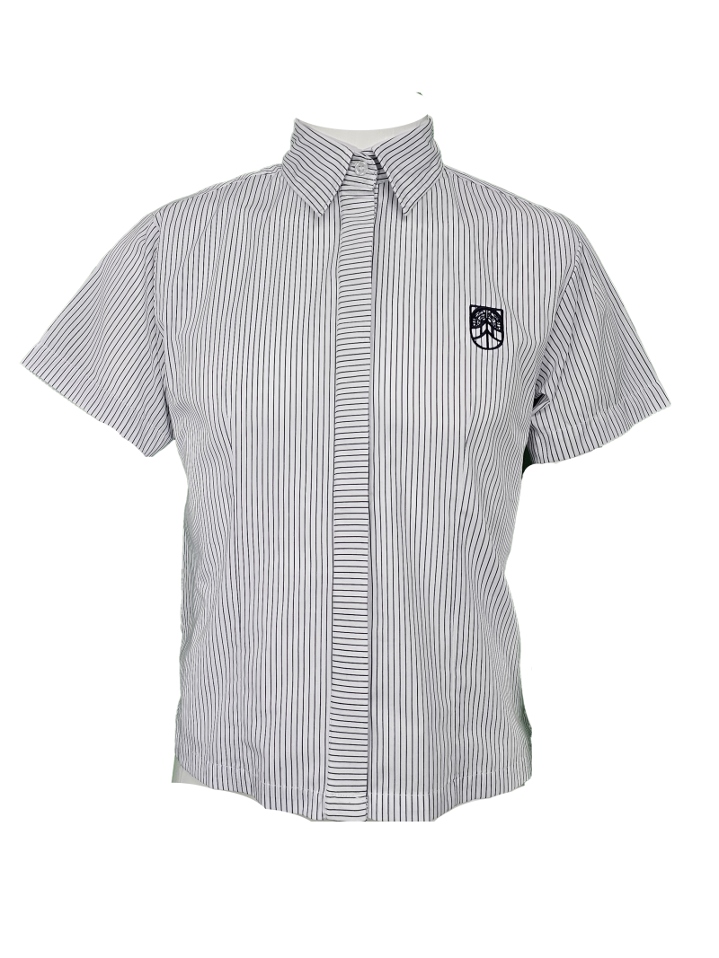 Taranaki Diocesan Blouse SS Pinstripe